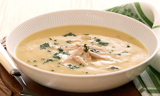 شوربة كريمة فراخ 